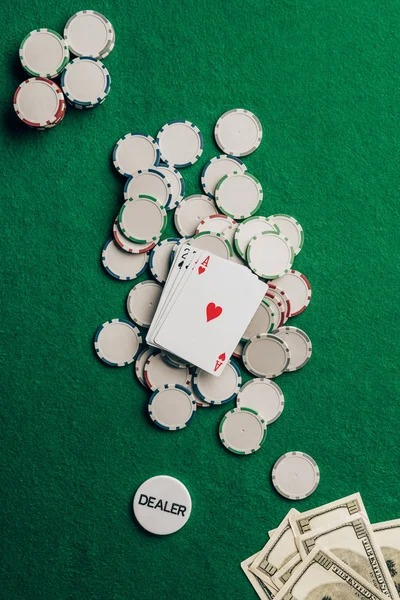 Dealer interface for card distribution and hand evaluation